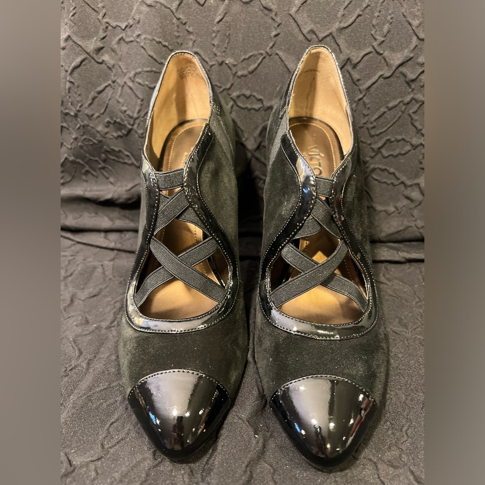 Victor Alfaro Suede Heels